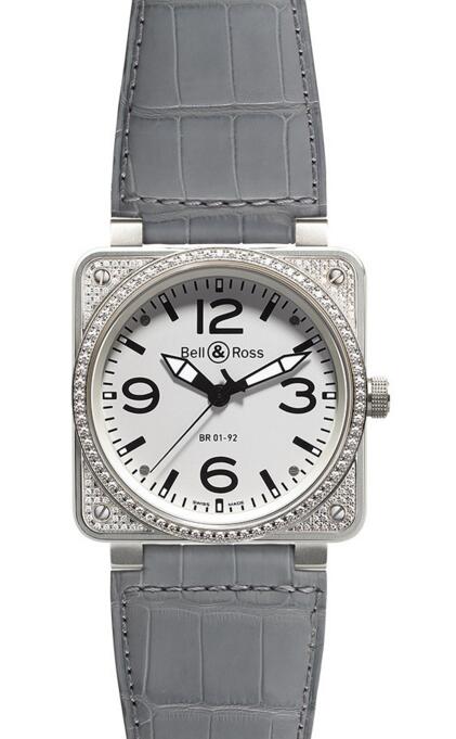 Fake Bell and ross BR 01-92 TOP DIAMON WHITE watch